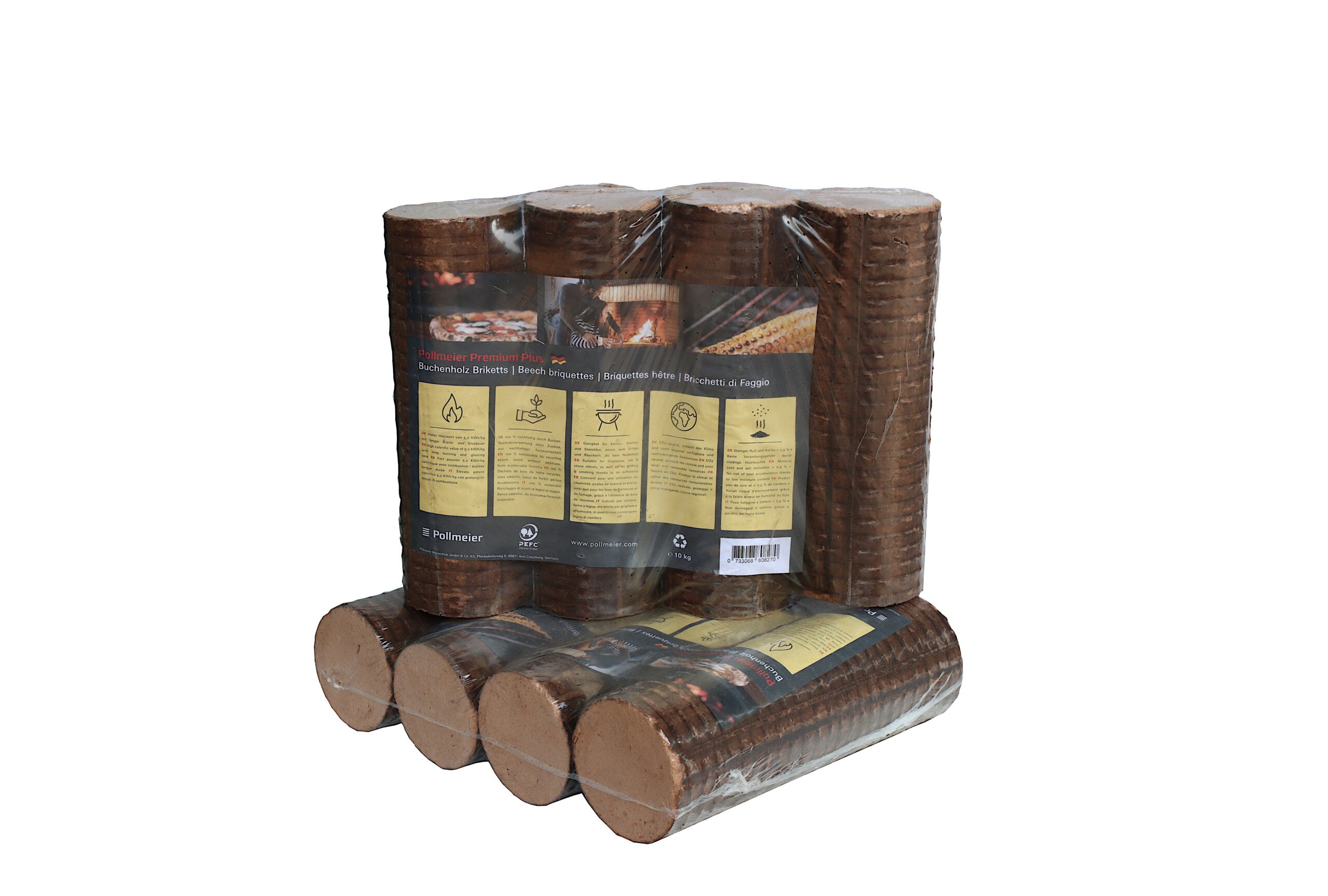 Briquettes de hêtre sur palette Premium Plus – 960 kg